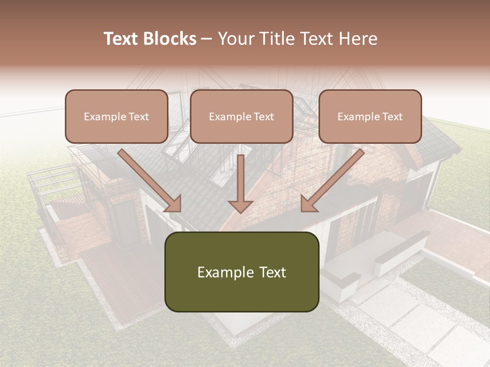 Abstract Construction Grey PowerPoint Template