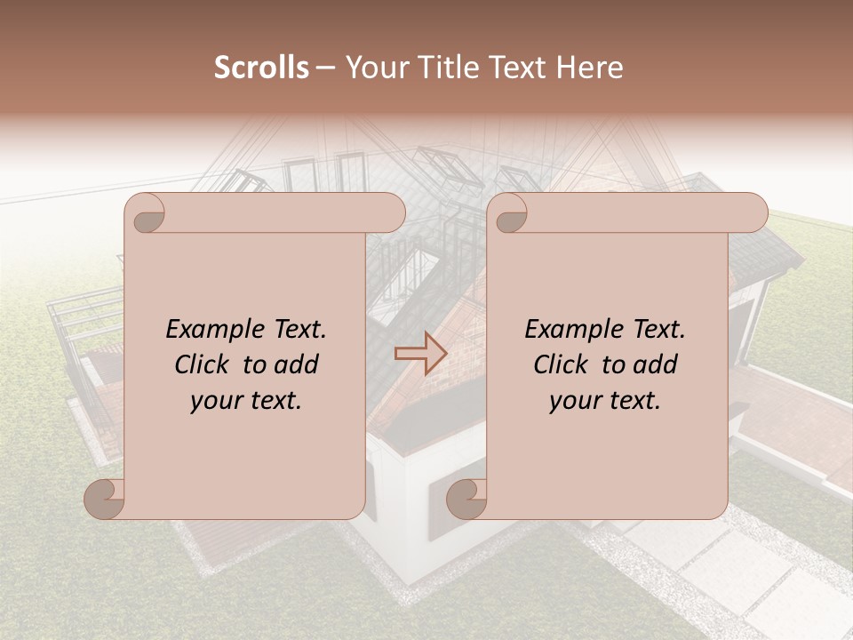 Abstract Construction Grey PowerPoint Template