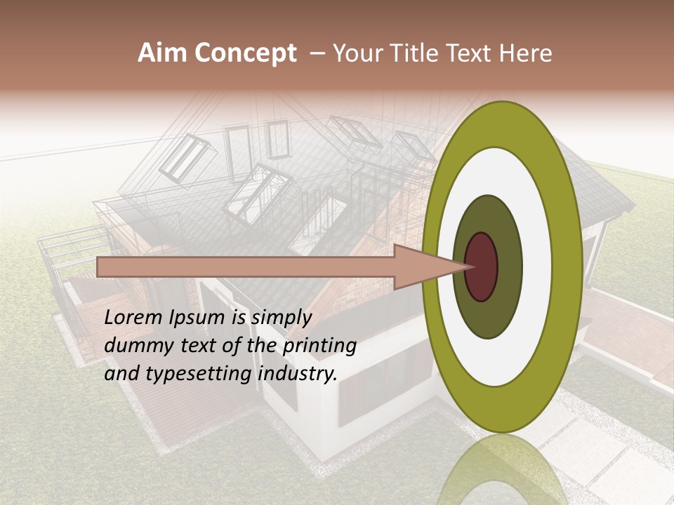 Abstract Construction Grey PowerPoint Template