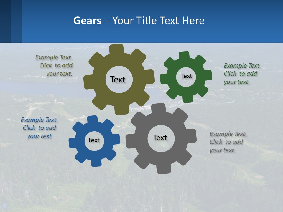 Urban Illustration Background PowerPoint Template