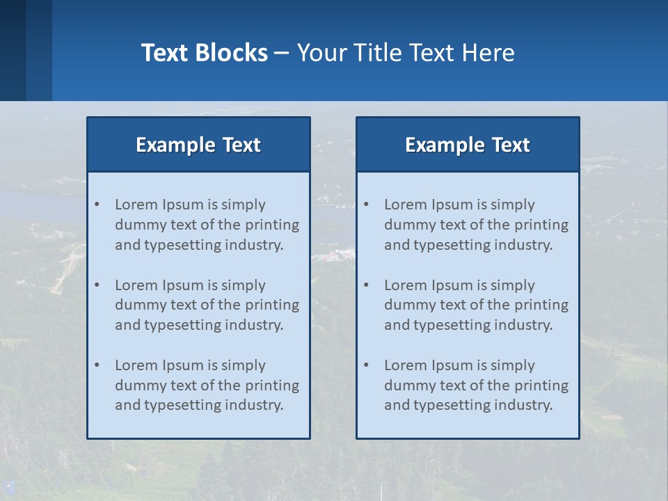 Urban Illustration Background PowerPoint Template