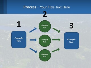 Urban Illustration Background PowerPoint Template
