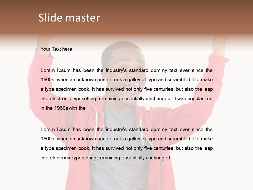 Tall Concept Render PowerPoint Template