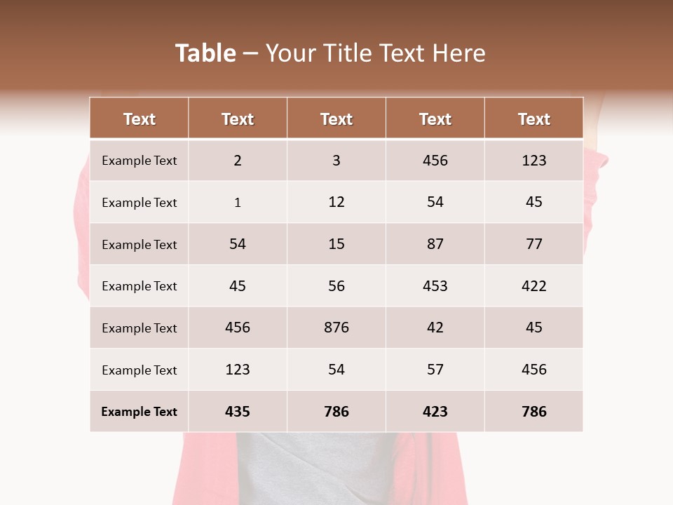 Tall Concept Render PowerPoint Template