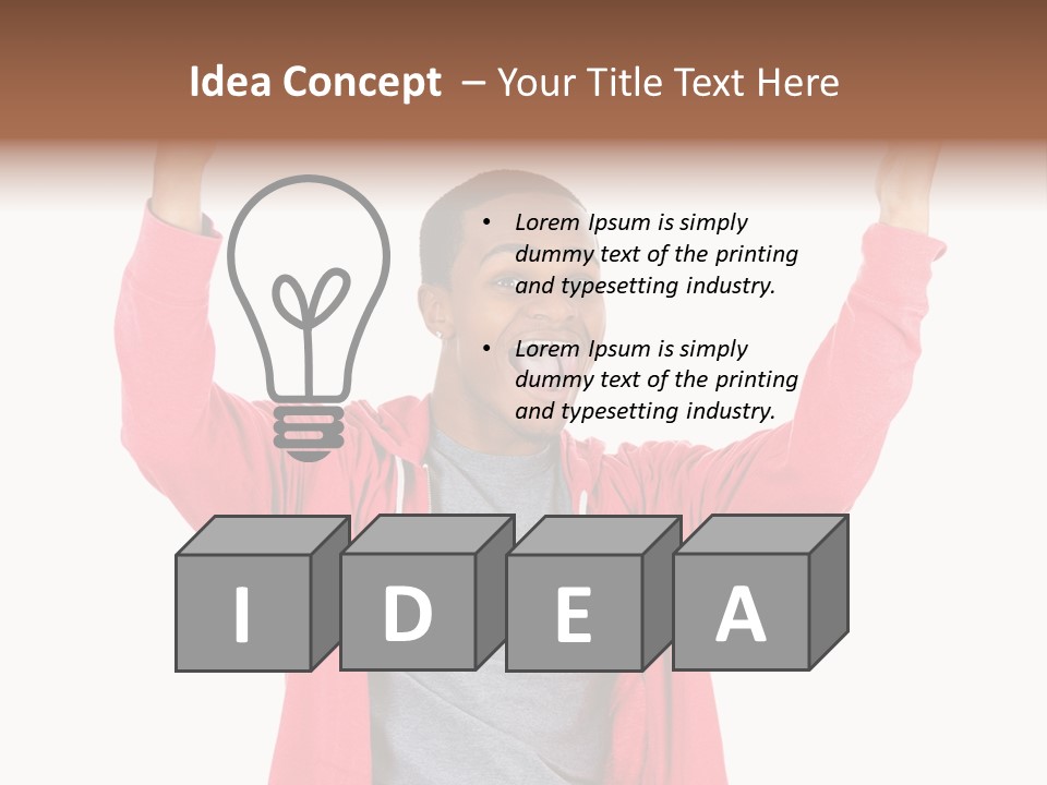 Tall Concept Render PowerPoint Template