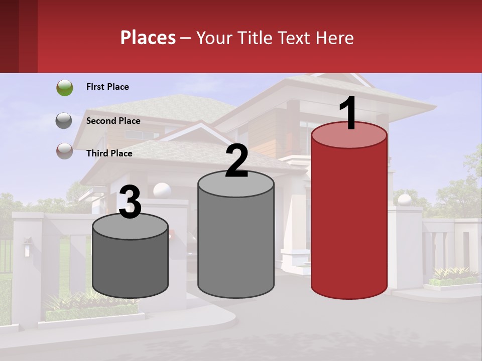 Background Tall Environment PowerPoint Template