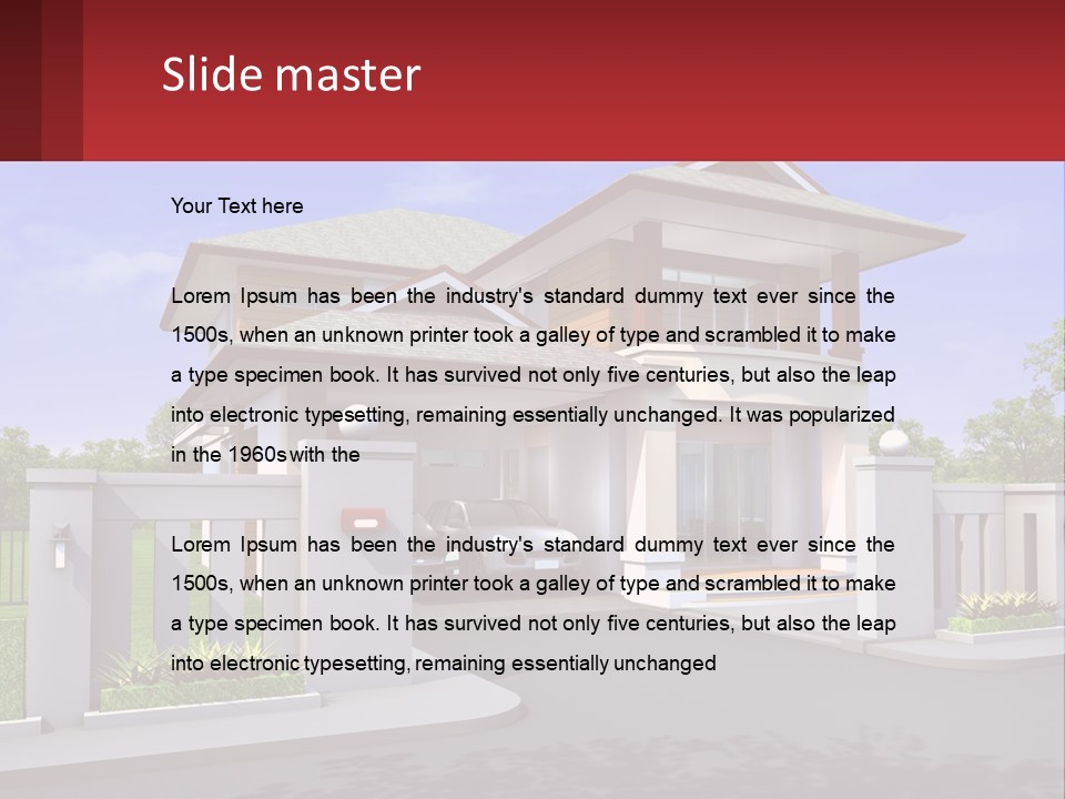 Background Tall Environment PowerPoint Template