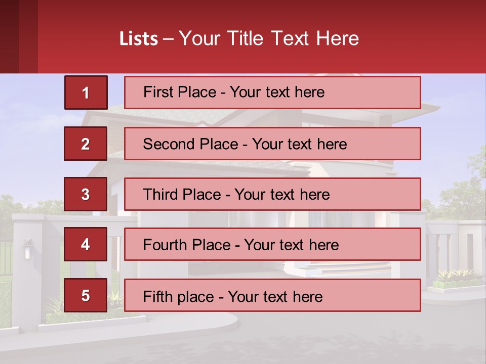 Background Tall Environment PowerPoint Template