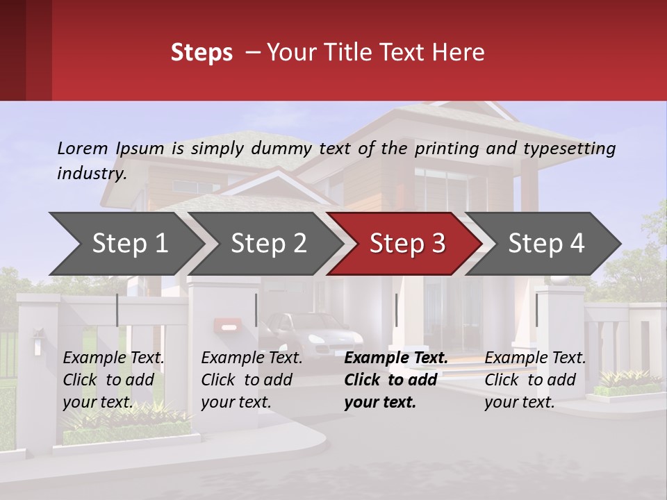 Background Tall Environment PowerPoint Template