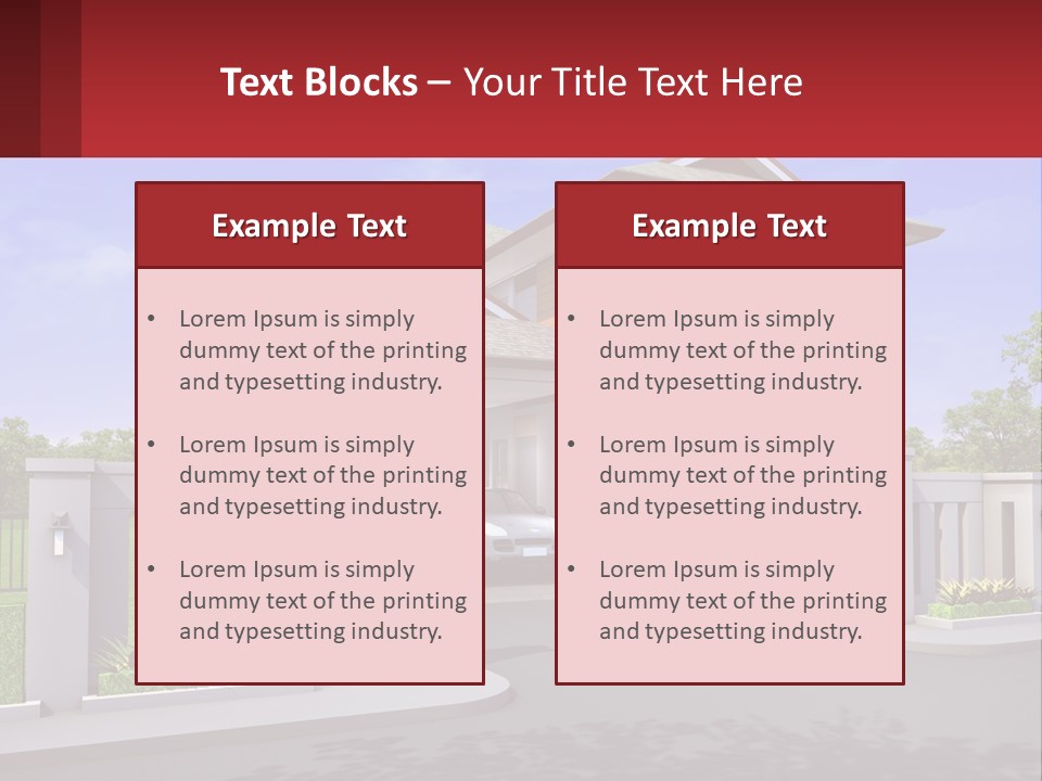 Background Tall Environment PowerPoint Template
