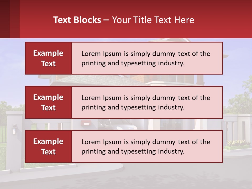 Background Tall Environment PowerPoint Template