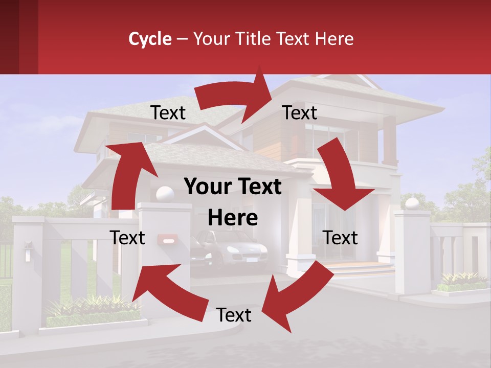 Background Tall Environment PowerPoint Template