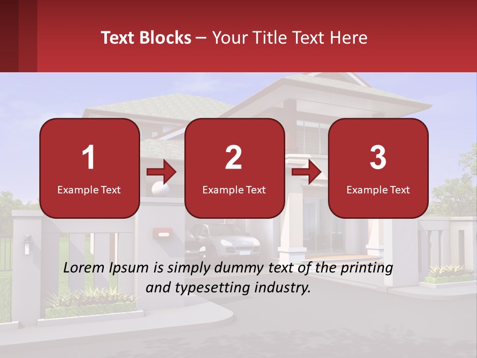 Background Tall Environment PowerPoint Template