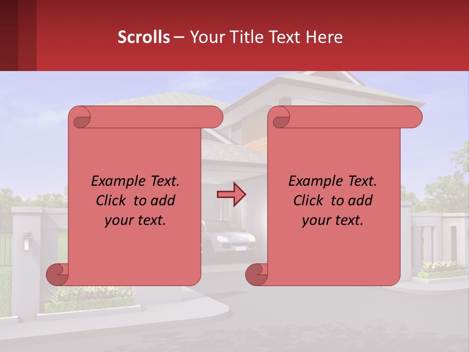 Background Tall Environment PowerPoint Template