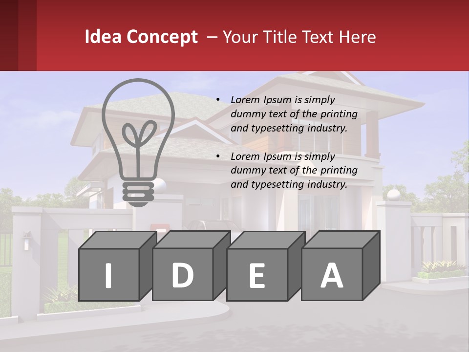 Background Tall Environment PowerPoint Template