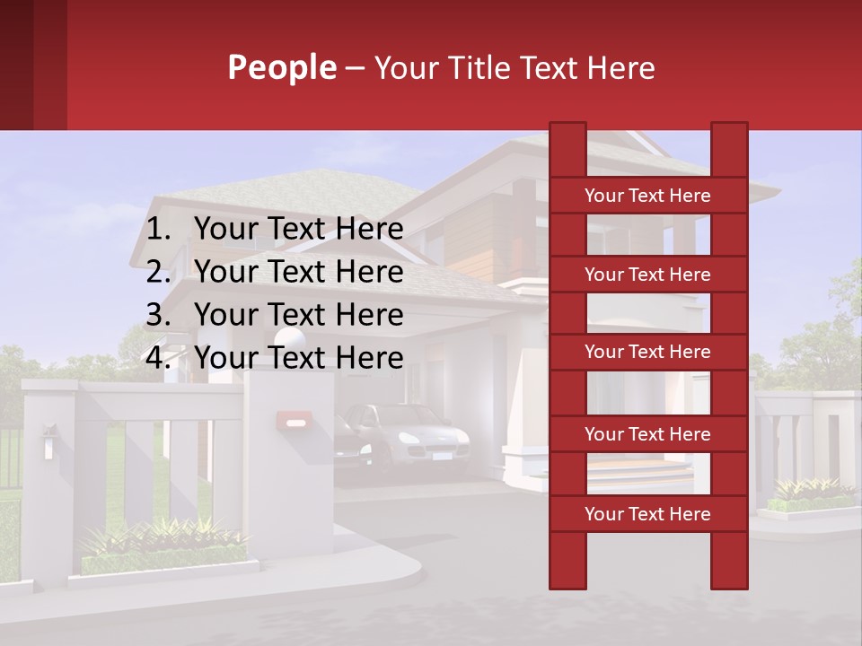 Background Tall Environment PowerPoint Template