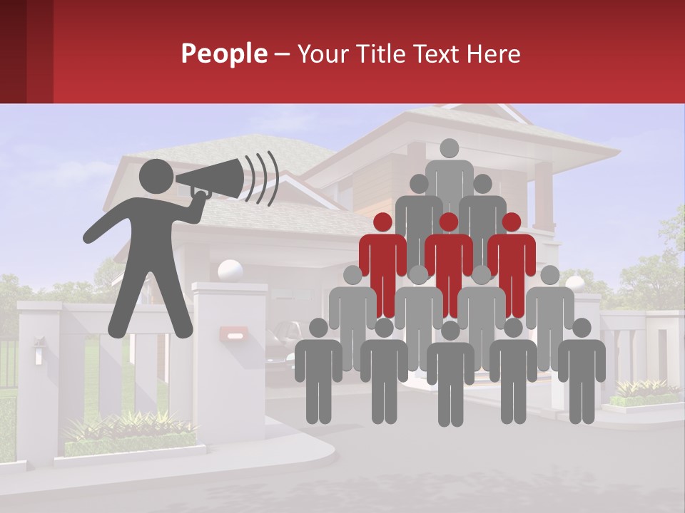 Background Tall Environment PowerPoint Template