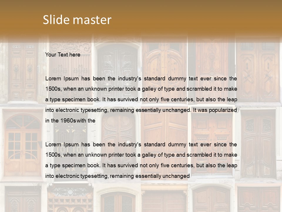 Big Black Planet PowerPoint Template