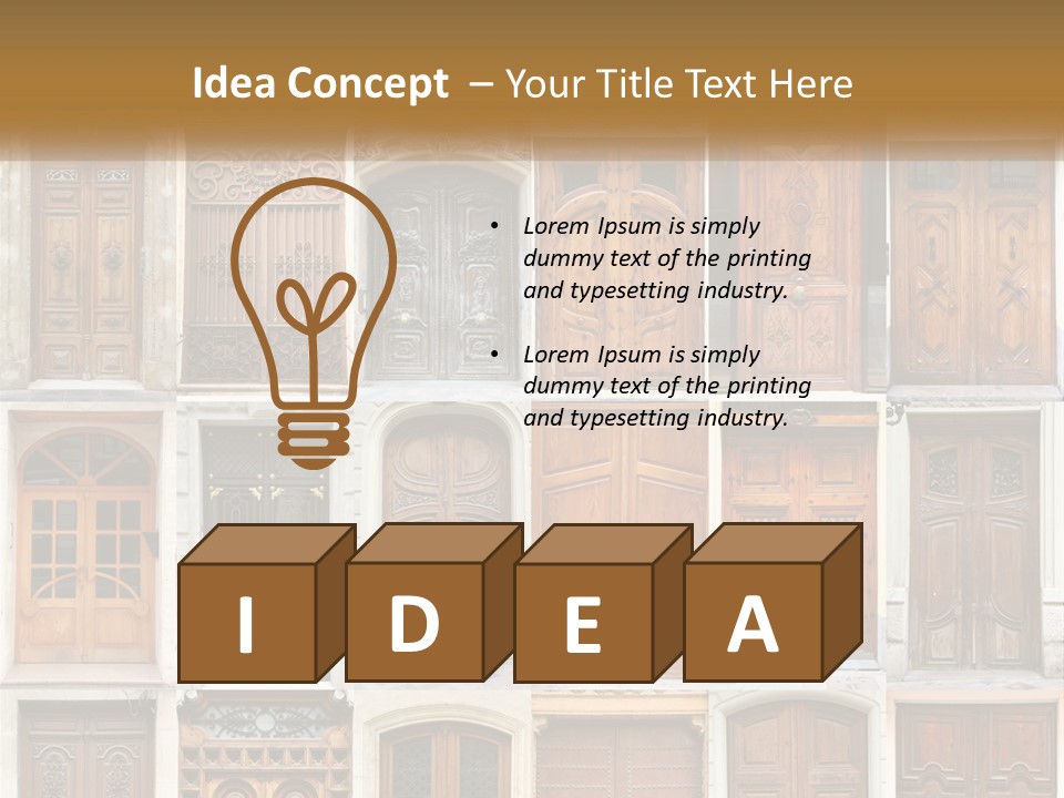 Big Black Planet PowerPoint Template