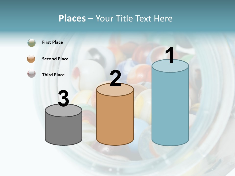 Skyscraper Graphic Grey PowerPoint Template