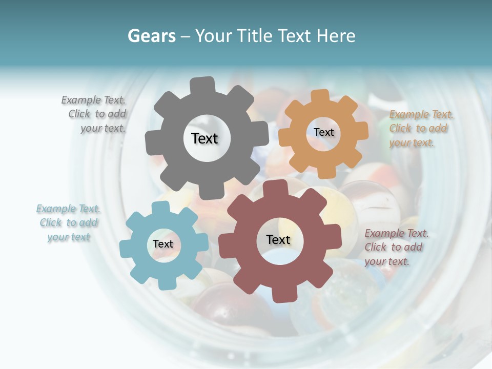 Skyscraper Graphic Grey PowerPoint Template