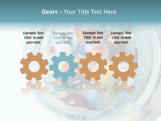 Skyscraper Graphic Grey PowerPoint Template