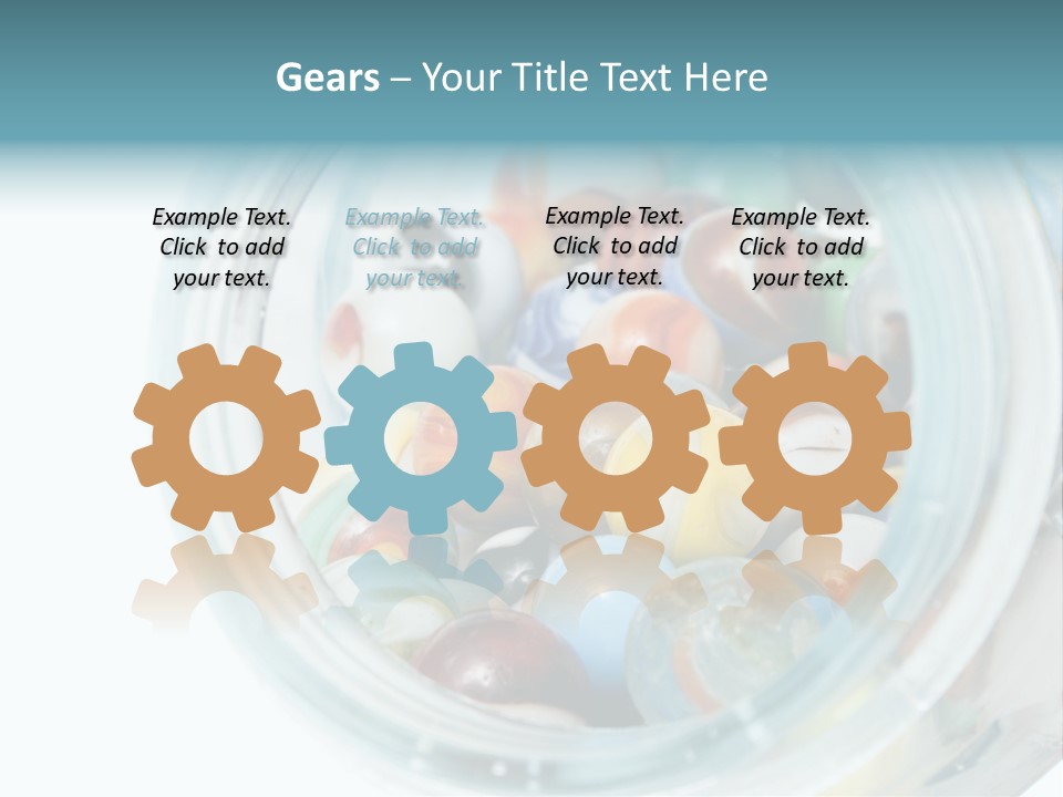 Skyscraper Graphic Grey PowerPoint Template