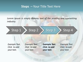 Skyscraper Graphic Grey PowerPoint Template