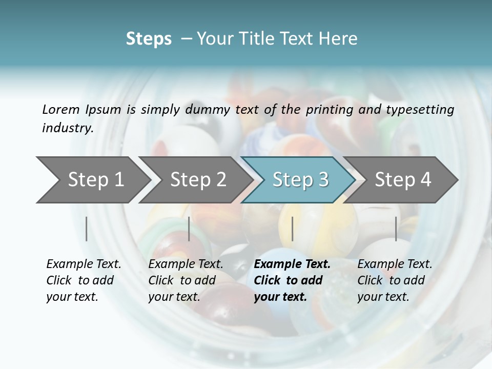 Skyscraper Graphic Grey PowerPoint Template