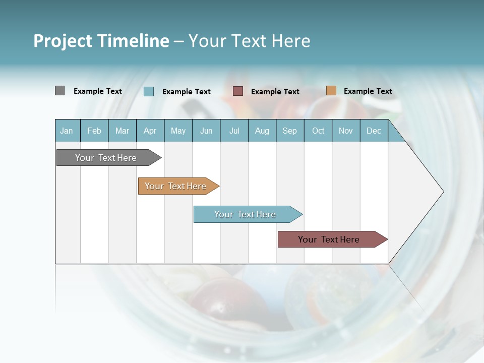 Skyscraper Graphic Grey PowerPoint Template