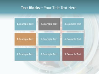 Skyscraper Graphic Grey PowerPoint Template