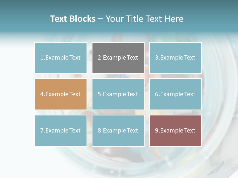 Skyscraper Graphic Grey PowerPoint Template