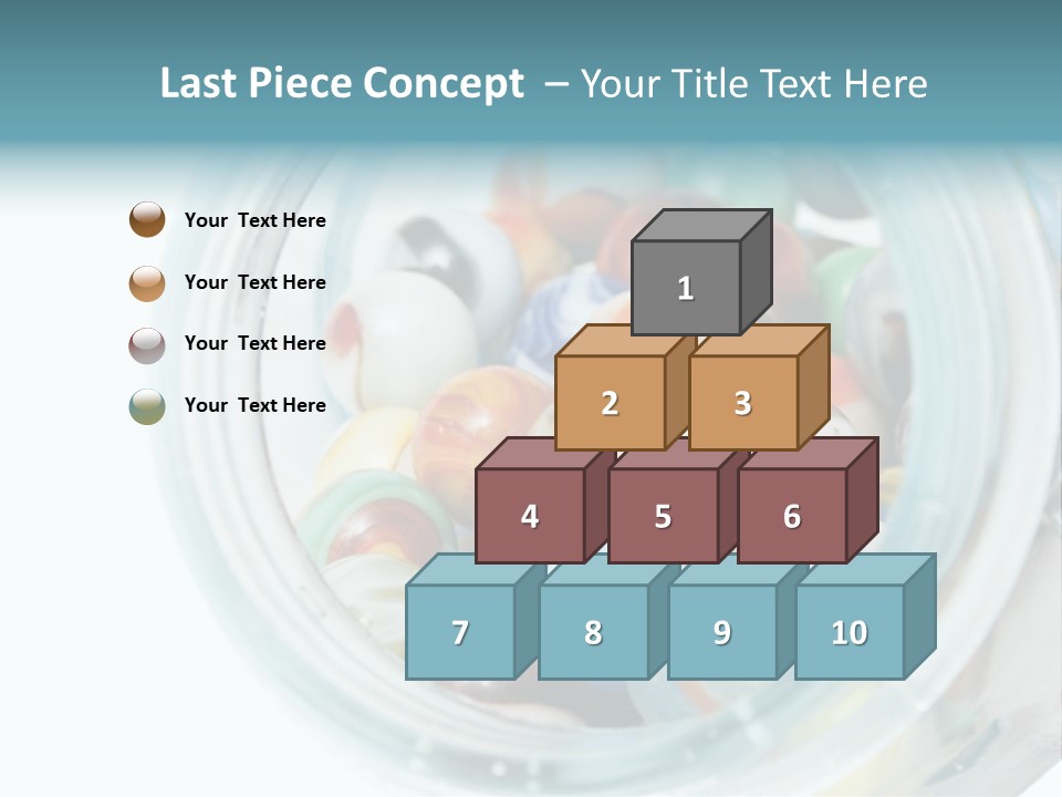 Skyscraper Graphic Grey PowerPoint Template