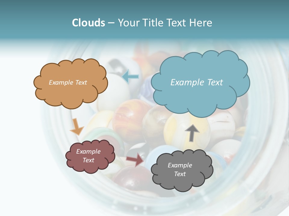Skyscraper Graphic Grey PowerPoint Template