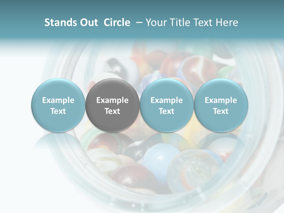 Skyscraper Graphic Grey PowerPoint Template