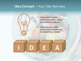 Skyscraper Graphic Grey PowerPoint Template
