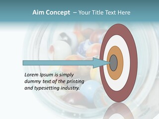 Skyscraper Graphic Grey PowerPoint Template