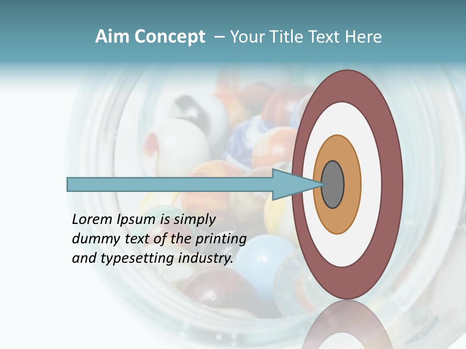 Skyscraper Graphic Grey PowerPoint Template