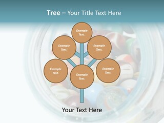 Skyscraper Graphic Grey PowerPoint Template