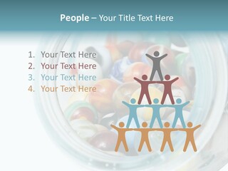 Skyscraper Graphic Grey PowerPoint Template