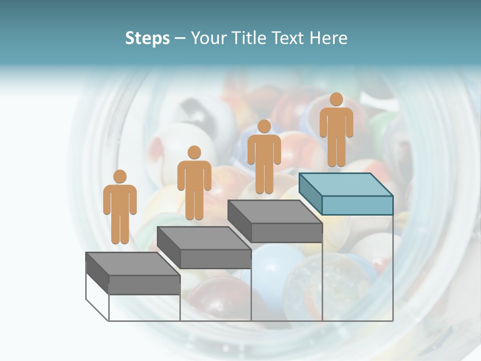 Skyscraper Graphic Grey PowerPoint Template