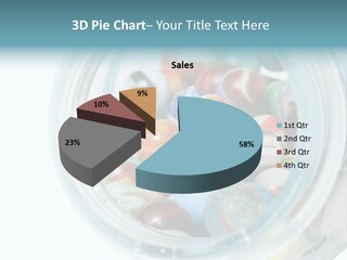 Skyscraper Graphic Grey PowerPoint Template