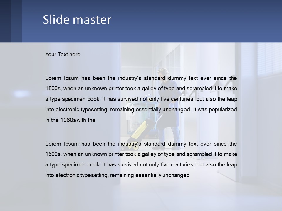 Planet Grey Illustration PowerPoint Template