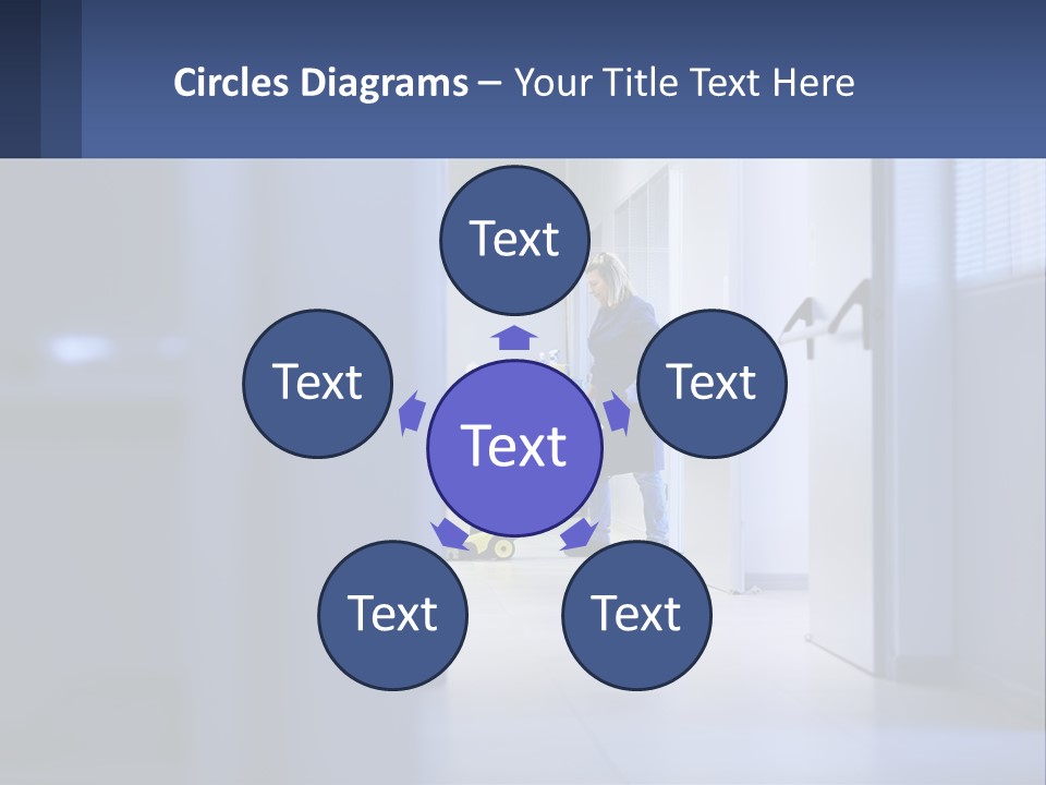 Planet Grey Illustration PowerPoint Template