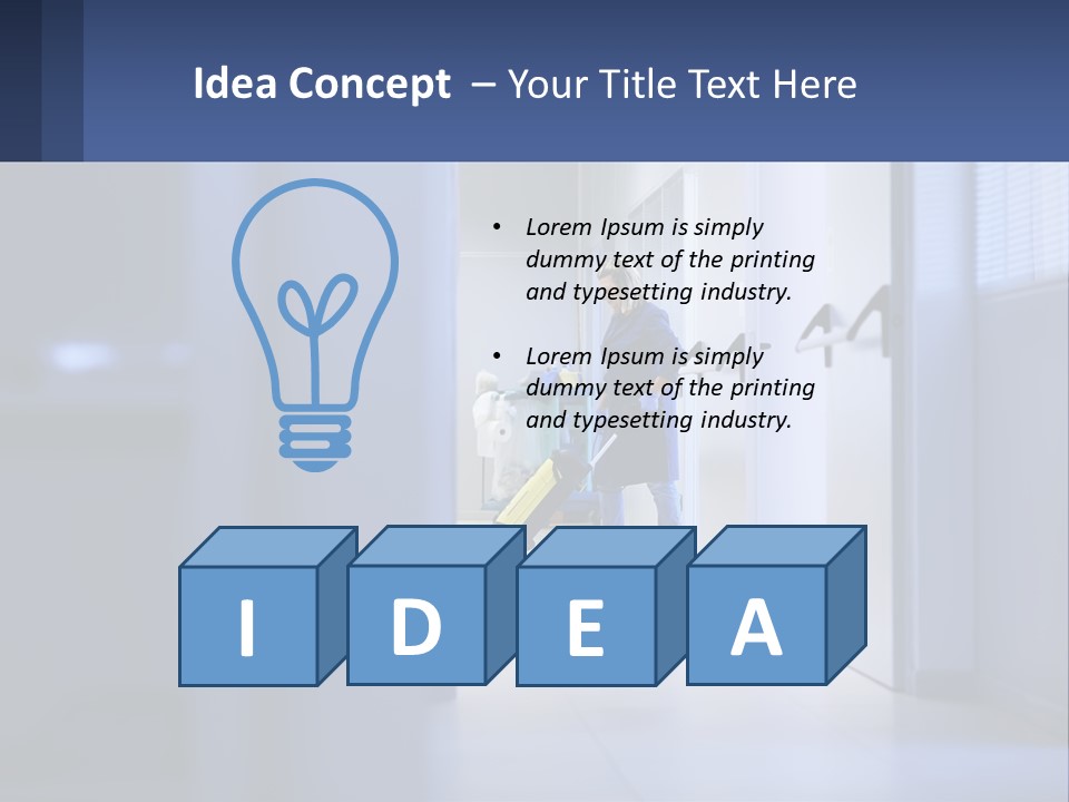 Planet Grey Illustration PowerPoint Template