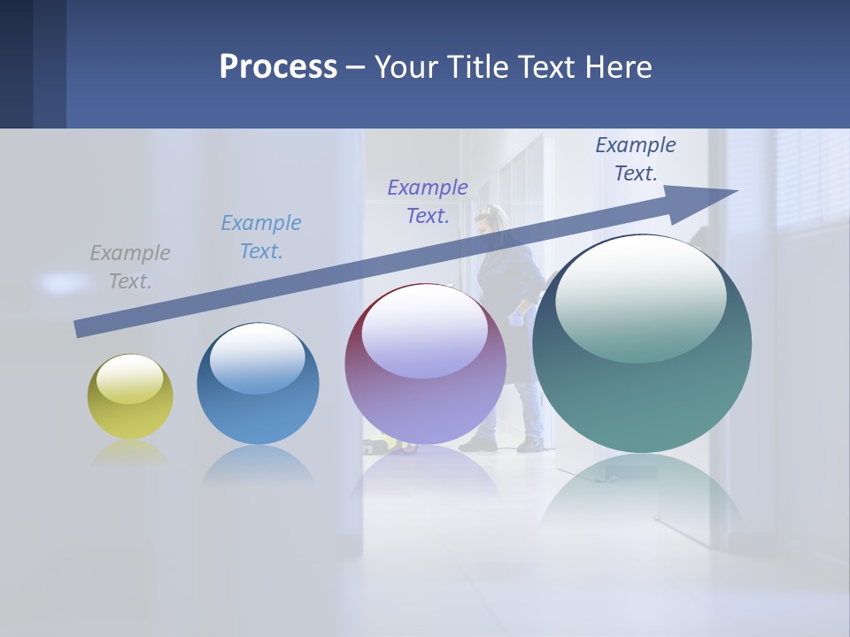 Planet Grey Illustration PowerPoint Template