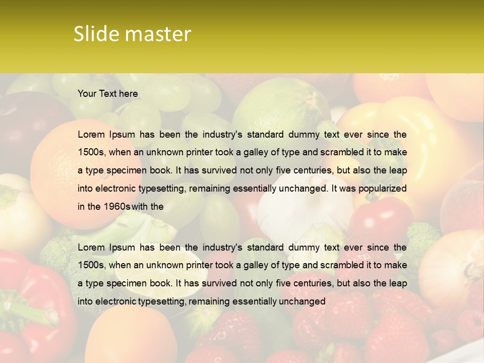 Town Global Render PowerPoint Template