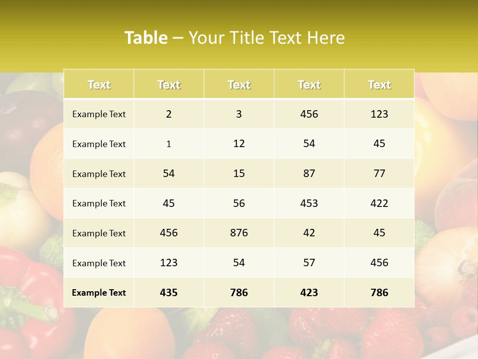 Town Global Render PowerPoint Template