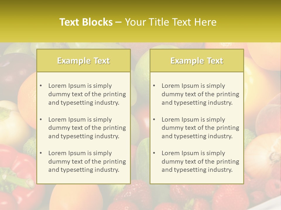 Town Global Render PowerPoint Template