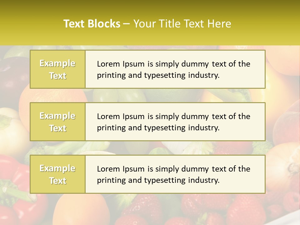 Town Global Render PowerPoint Template